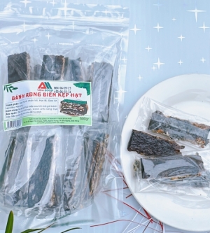 Thanh rong biển kẹp hạt (bịch 250gr)